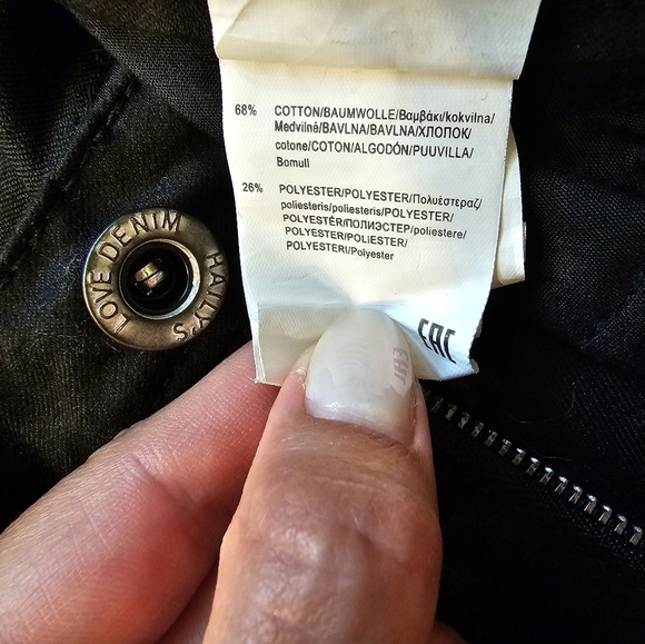 Black girls shorts "love denim" - Picture 5 of 5